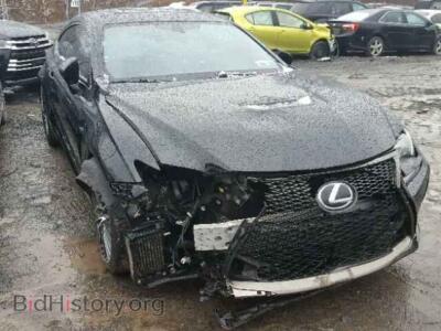 2015 Lexus RC RC-F, черный — VIN JTHHP5BC0F5003705, Copart