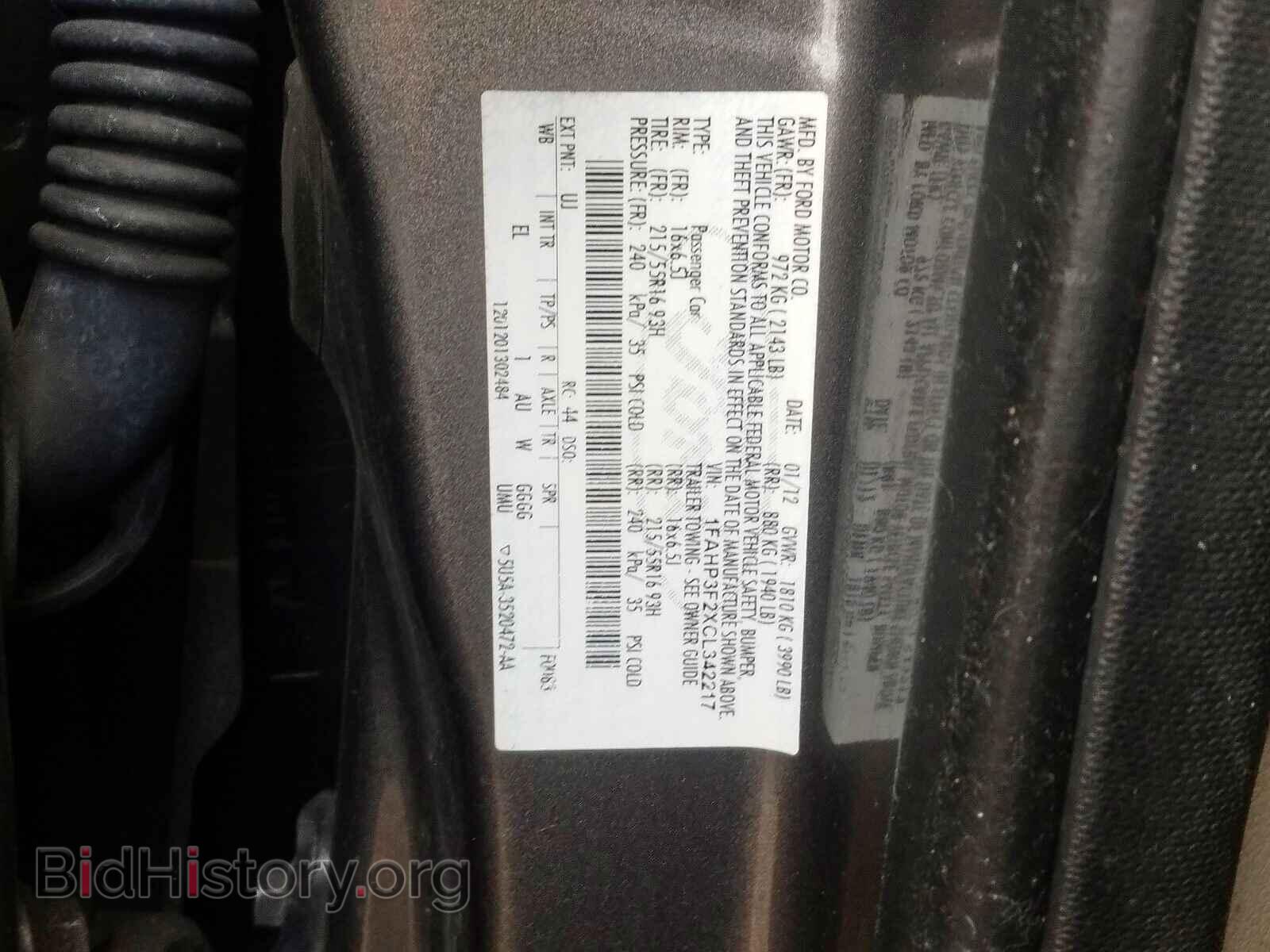 2012 FORD FOCUS - VIN: 1FAHP3F2XCL342217 - Photo 10