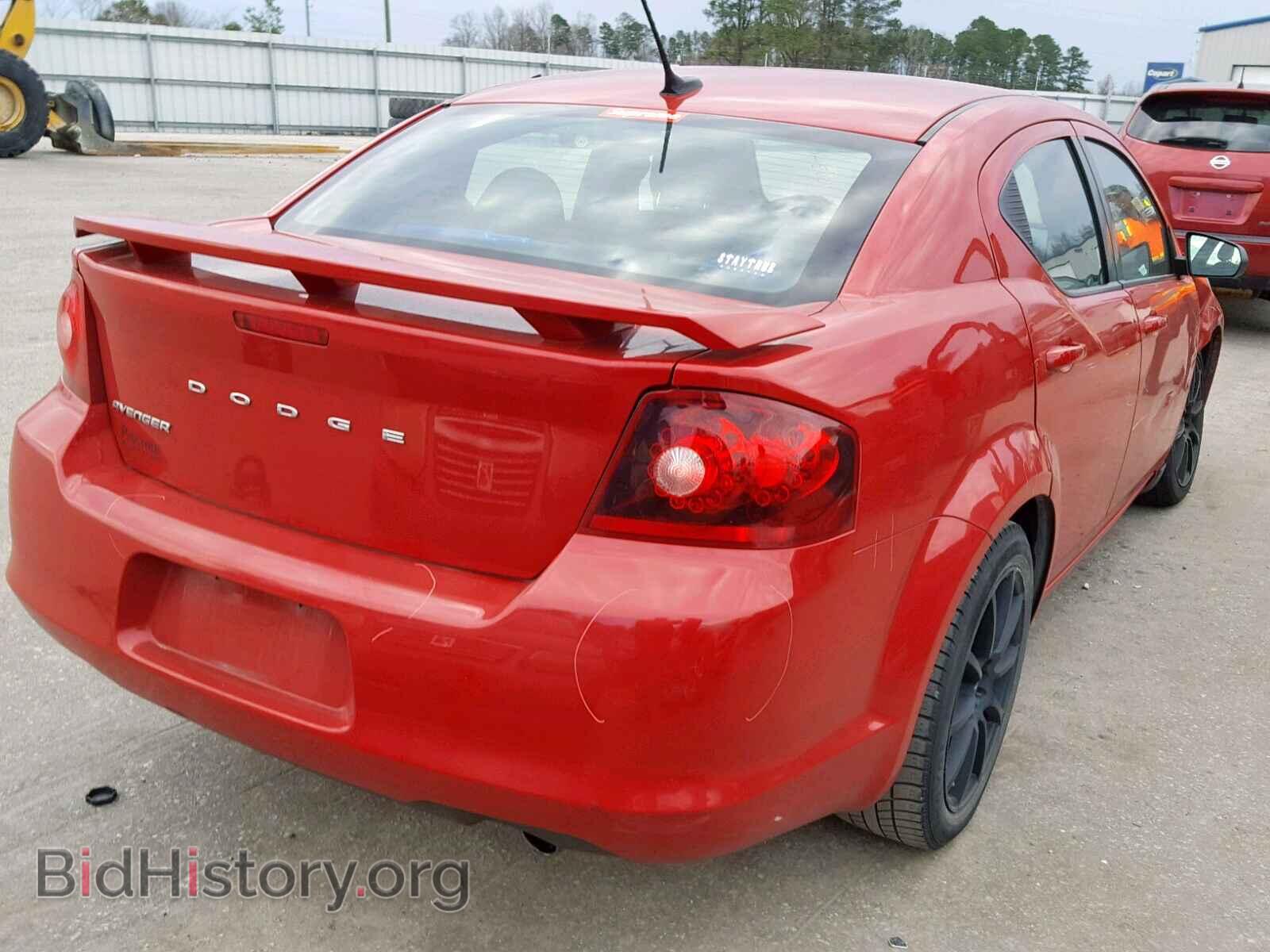 2012 DODGE AVENGER - VIN: 1C3CDZAG1CN255768 - Фото 4