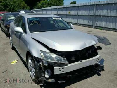 2007 Lexus IS350, silver — VIN JTHBE262072011107, Copart