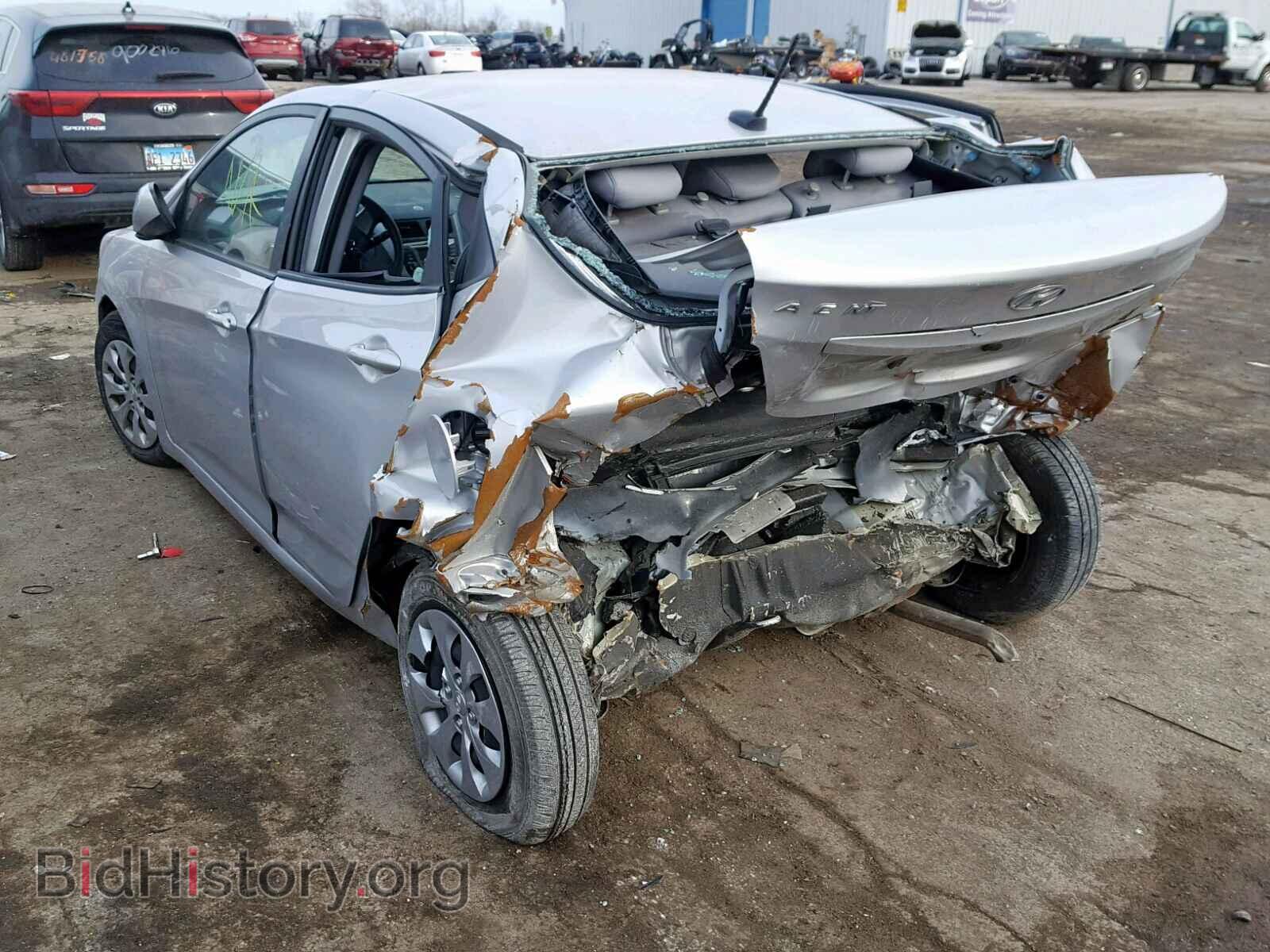 2017 HYUNDAI ACCENT - VIN: KMHCT4AE1HU340876 - Фото 3