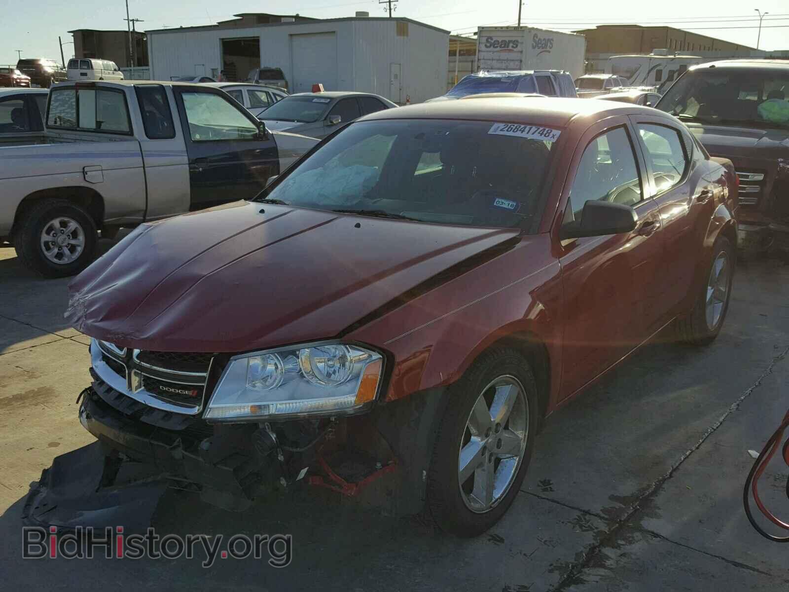 2013 DODGE AVENGER - VIN: 1C3CDZAG4DN771382 - Фото 2