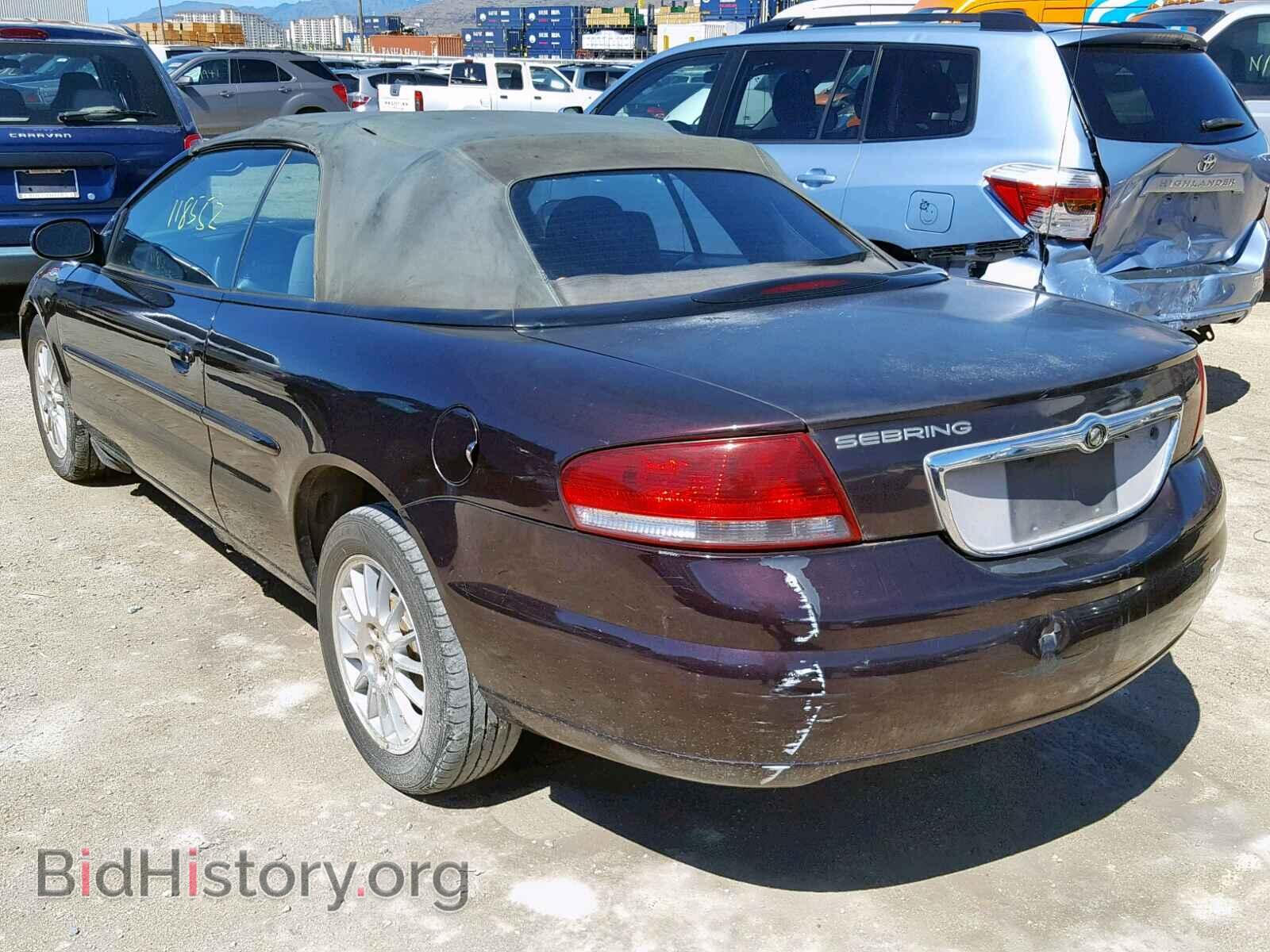 2004 CHRYSLER SEBRING - VIN: 1C3EL45X74N244669 - Фото 3