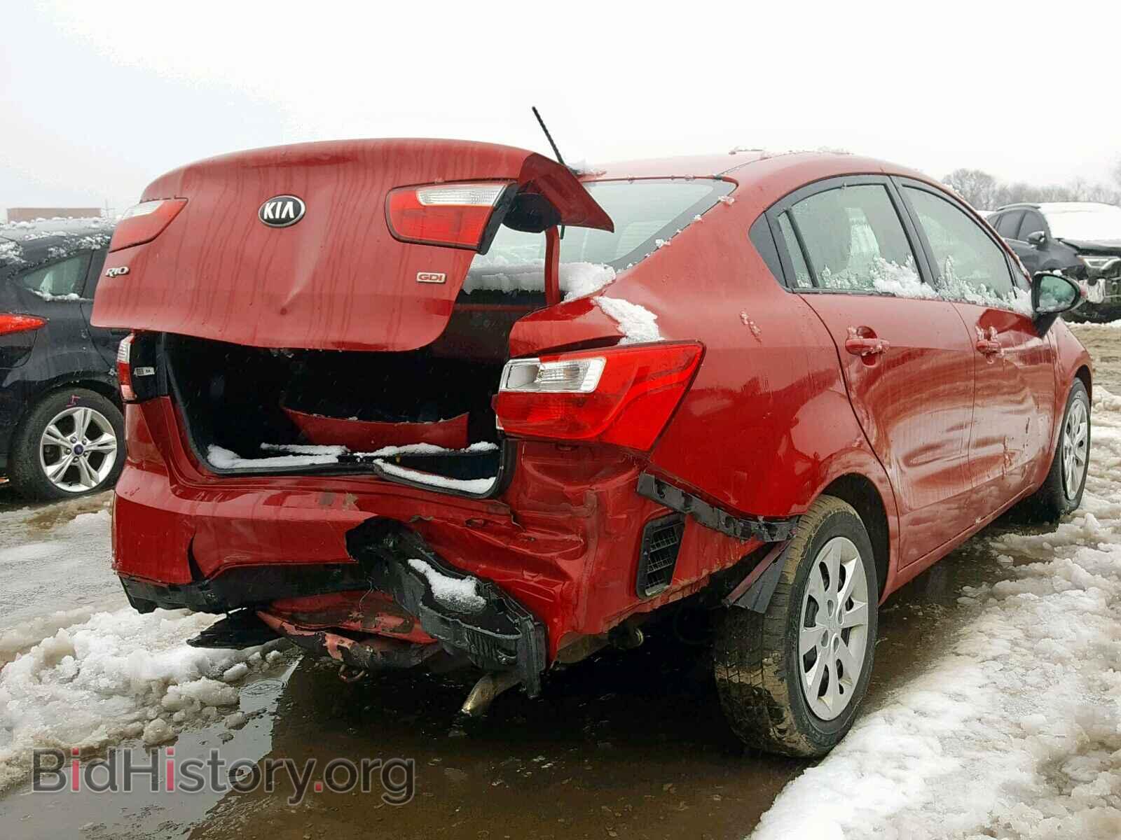 2014 KIA RIO - VIN: KNADM4A33E6324745 - Фото 4
