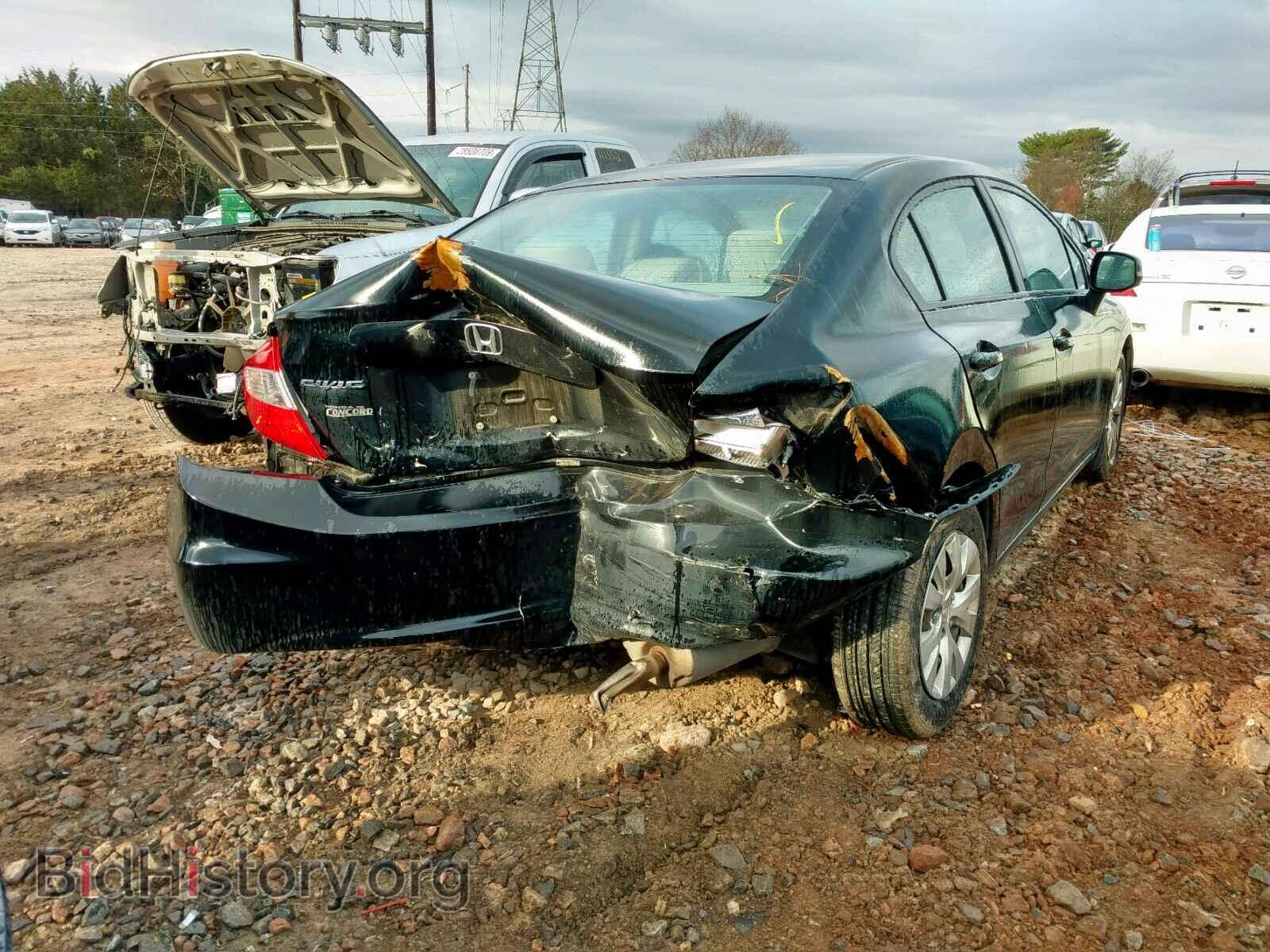 2012 HONDA CIVIC LX - VIN: 2HGFB2F59CH581101 - Фото 4