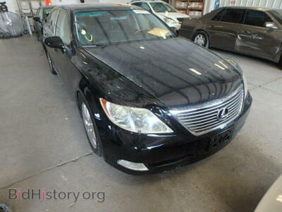 2007 Lexus LS460 LS 460, black — VIN JTHBL46F975009343, Copart