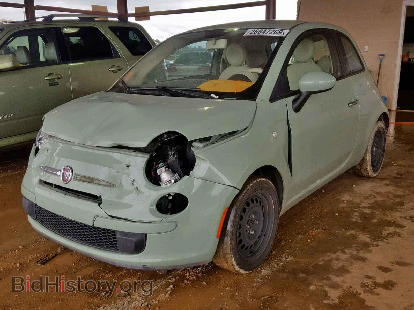 2012 FIAT 500 - VIN: 3C3CFFAR6CT328479 - Фото 2