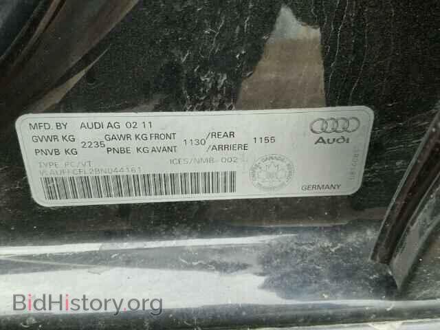 2011 AUDI A4 - VIN: WAUFFCFL2BN044161 - Photo 10