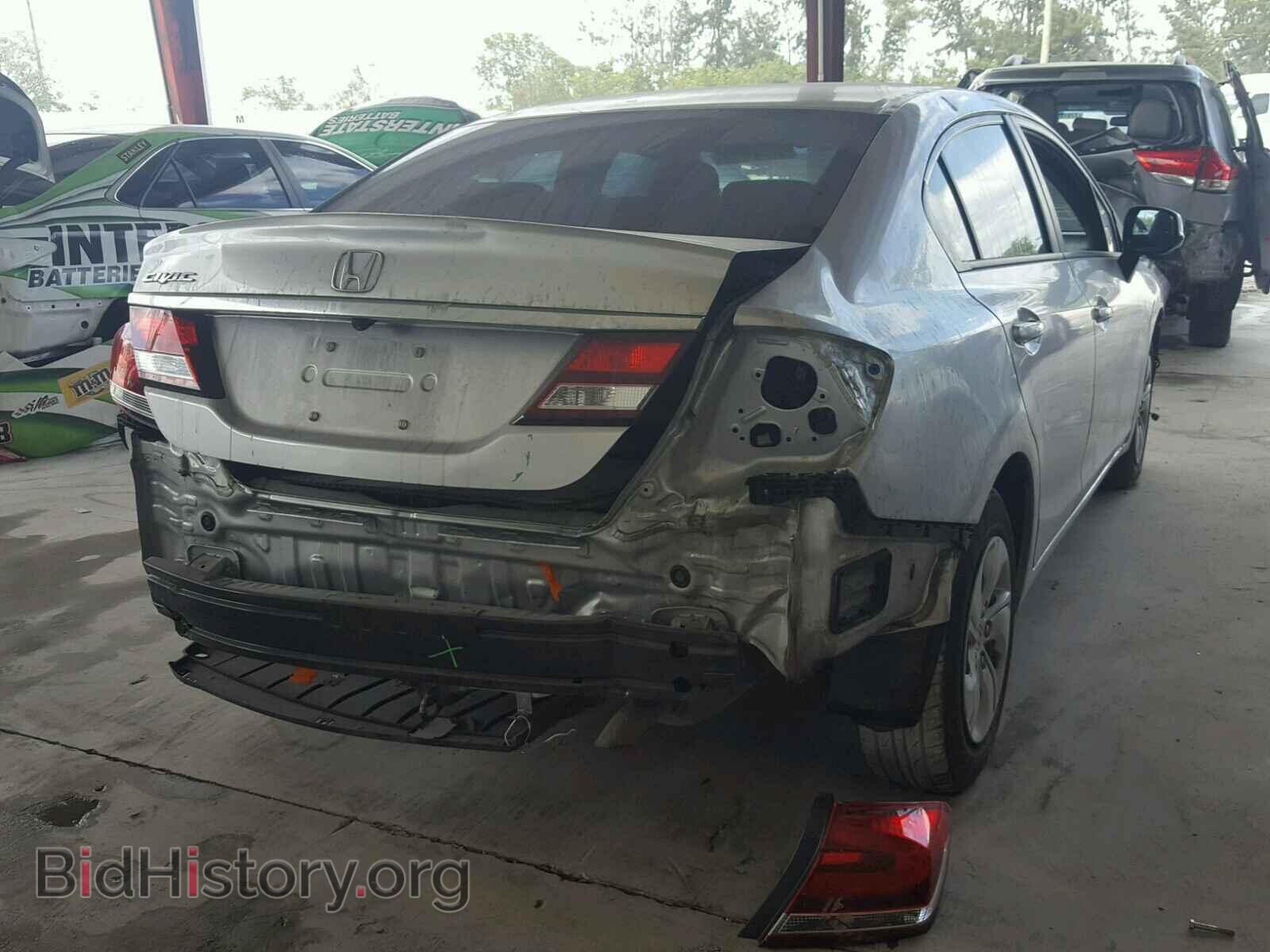 2013 HONDA CIVIC - VIN: 19XFB2F52DE092907 - Фото 4
