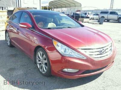 2012 Hyundai SONATA Sonata SE/, красный — VIN 5NPEC4ABXCH406606, Copart