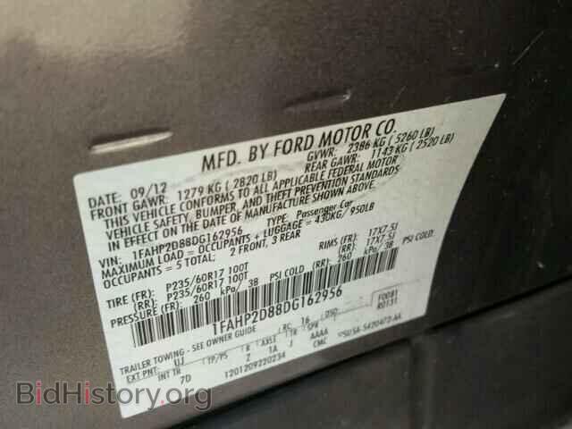 2013 FORD TAURUS - VIN: 1FAHP2D88DG162956 - Photo 10