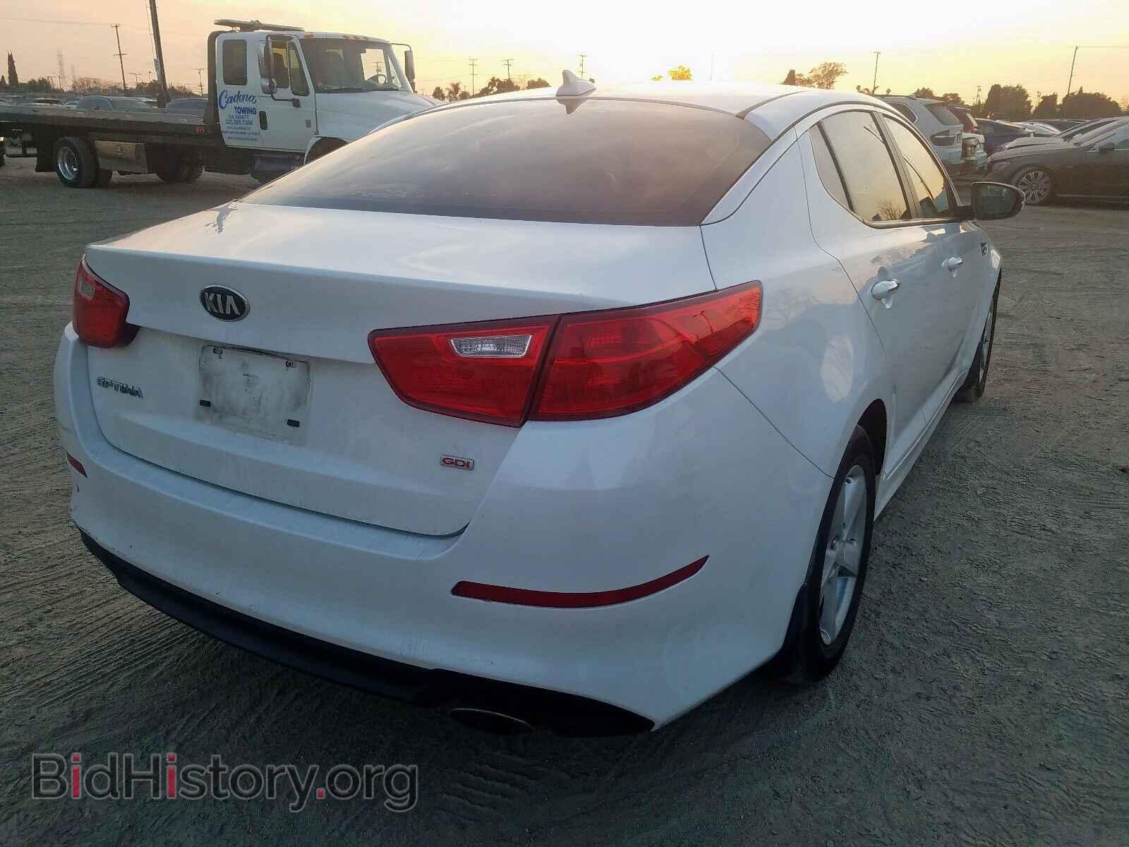 2015 KIA OPTIMA - VIN: KNAGM4A73F5530848 - Фото 4