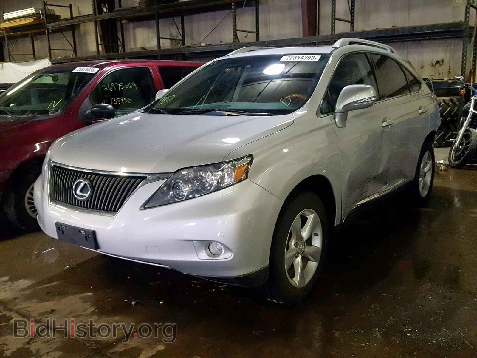 2011 LEXUS RX 350 - VIN: 2T2BK1BA5BC093116 - Фото 2