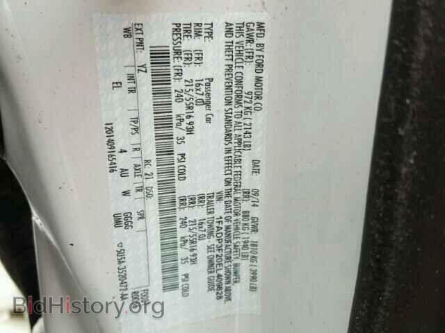 2014 FORD FOCUS - VIN: 1FADP3F20EL409828 - Photo 10
