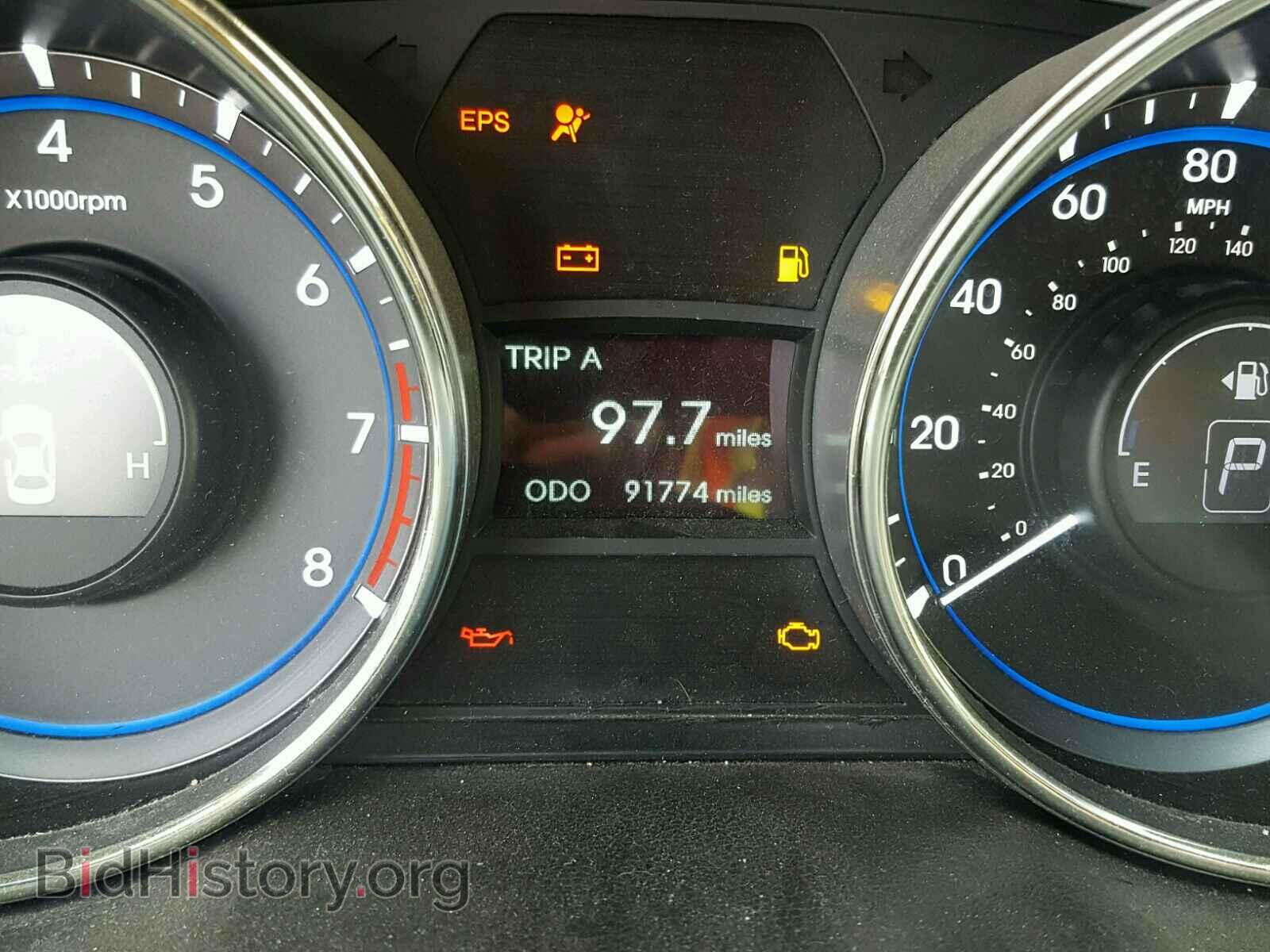 2012 Hyundai SONATA (VIN 5NPEB4AC4CH366468) — фото 8 из 10