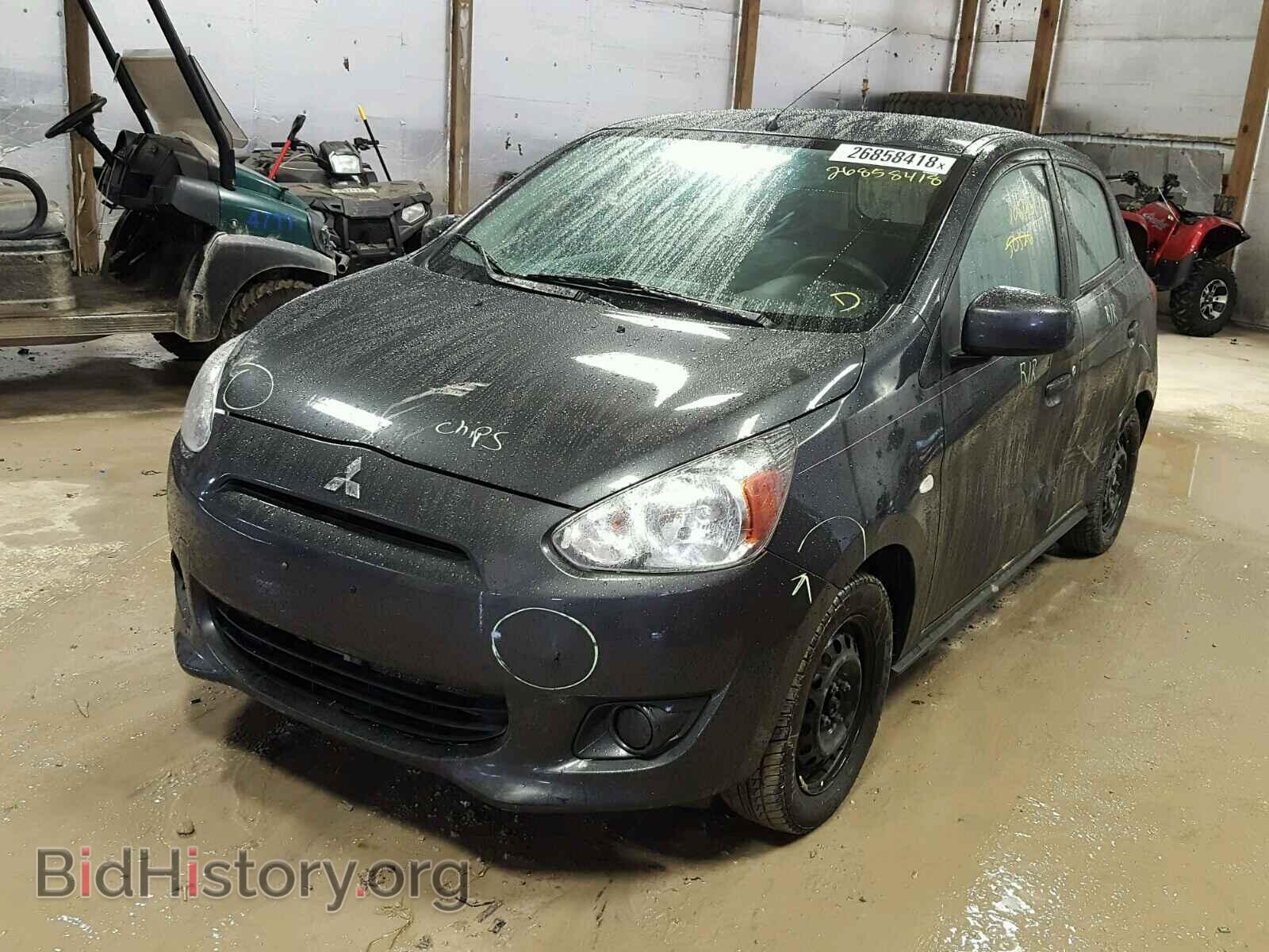 2014 MITSUBISHI MIRAGE - VIN: ML32A3HJ0EH023648 - Фото 2