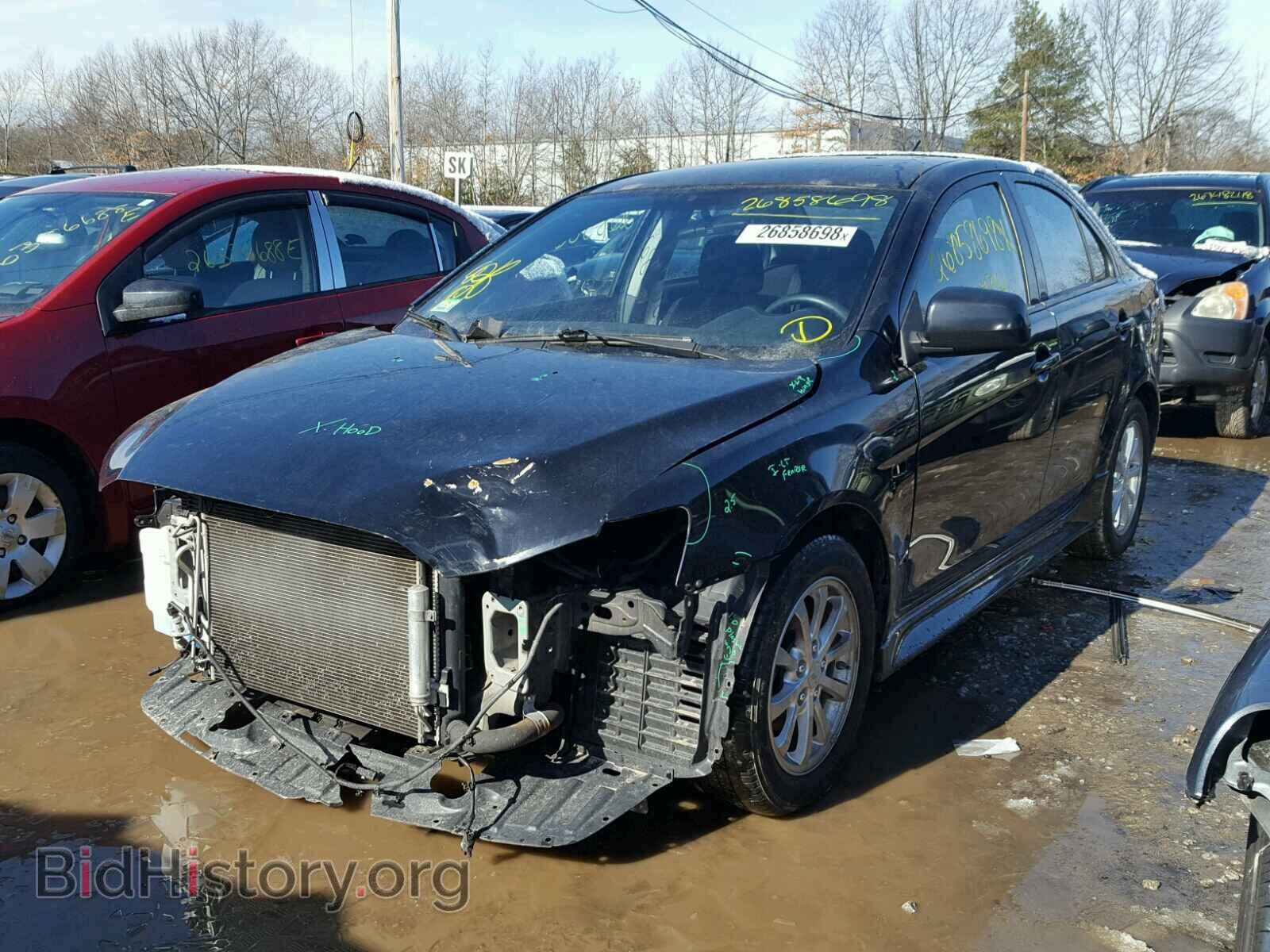 2011 MITSUBISHI LANCER - VIN: JA32U2FU3BU039601 - Фото 2