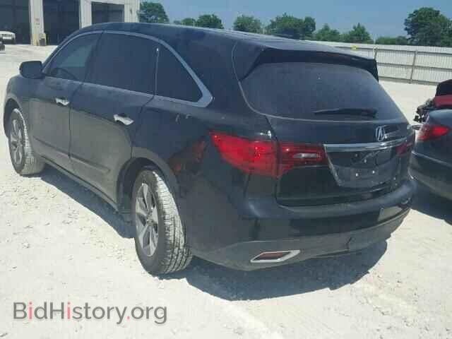 2016 ACURA MDX - VIN: 5FRYD3H2XGB009619 - Фото 3