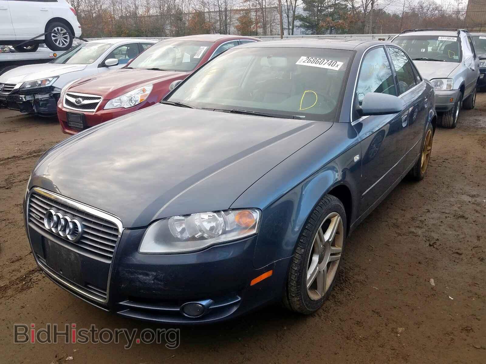2007 AUDI A4 - VIN: WAUDF78E47A150543 - Фото 2