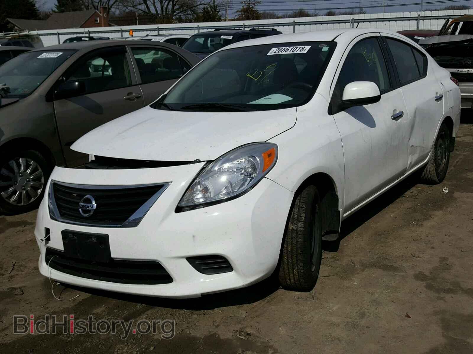 2012 NISSAN VERSA - VIN: 3N1CN7AP0CL889931 - Фото 2