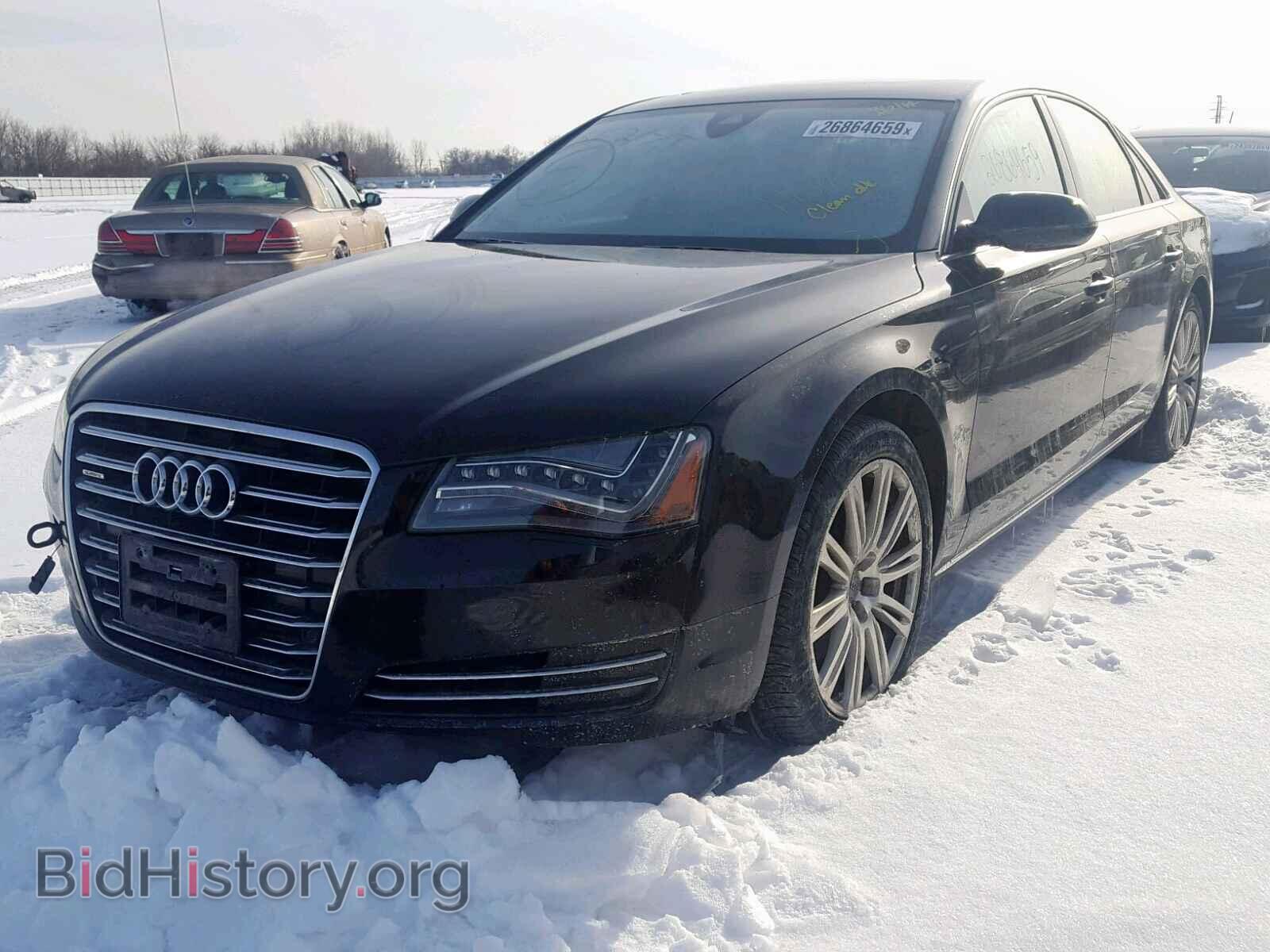 2014 AUDI A8 - VIN: WAUAGAFD7EN006143 - Фото 2