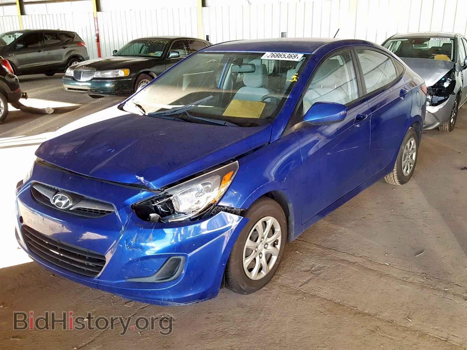 2013 HYUNDAI ACCENT - VIN: KMHCT4AE0DU542022 - Фото 2