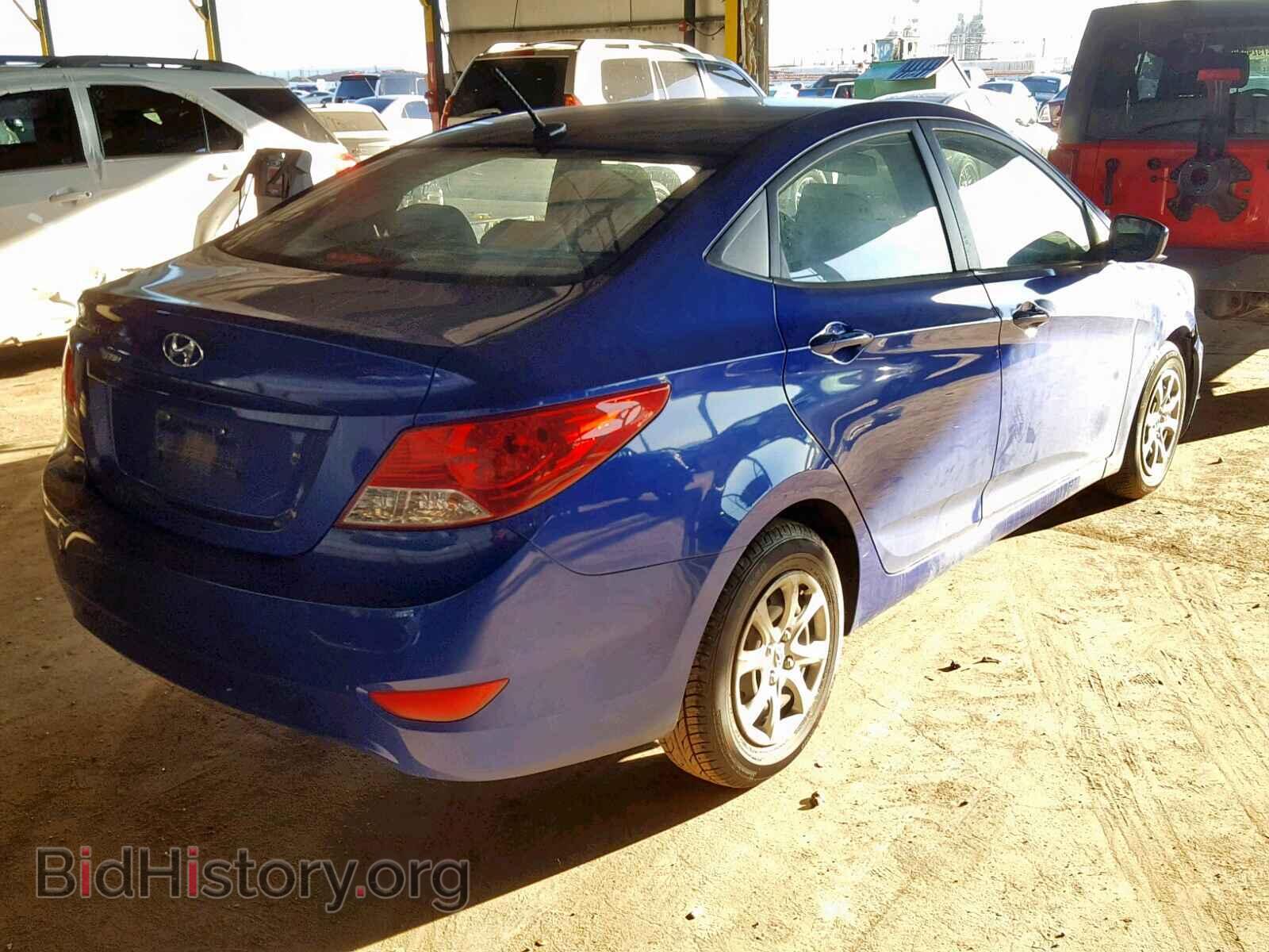 2013 HYUNDAI ACCENT - VIN: KMHCT4AE0DU542022 - Фото 4