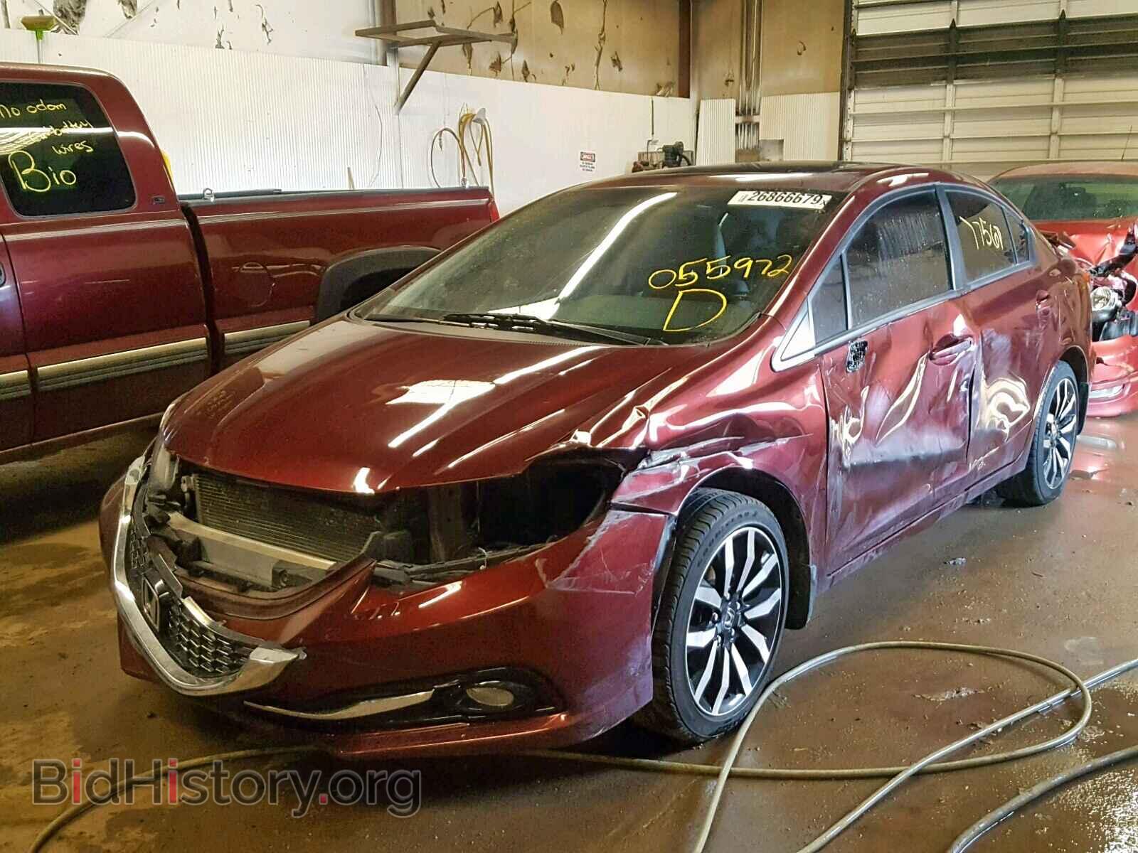 2014 HONDA CIVIC - VIN: 19XFB2F99EE055972 - Фото 2