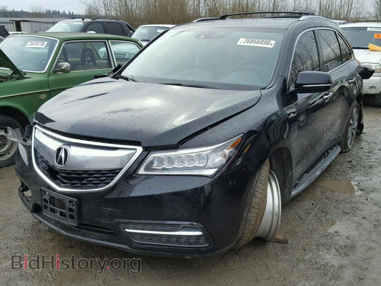 2014 ACURA MDX - VIN: 5FRYD4H66EB013155 - Фото 2
