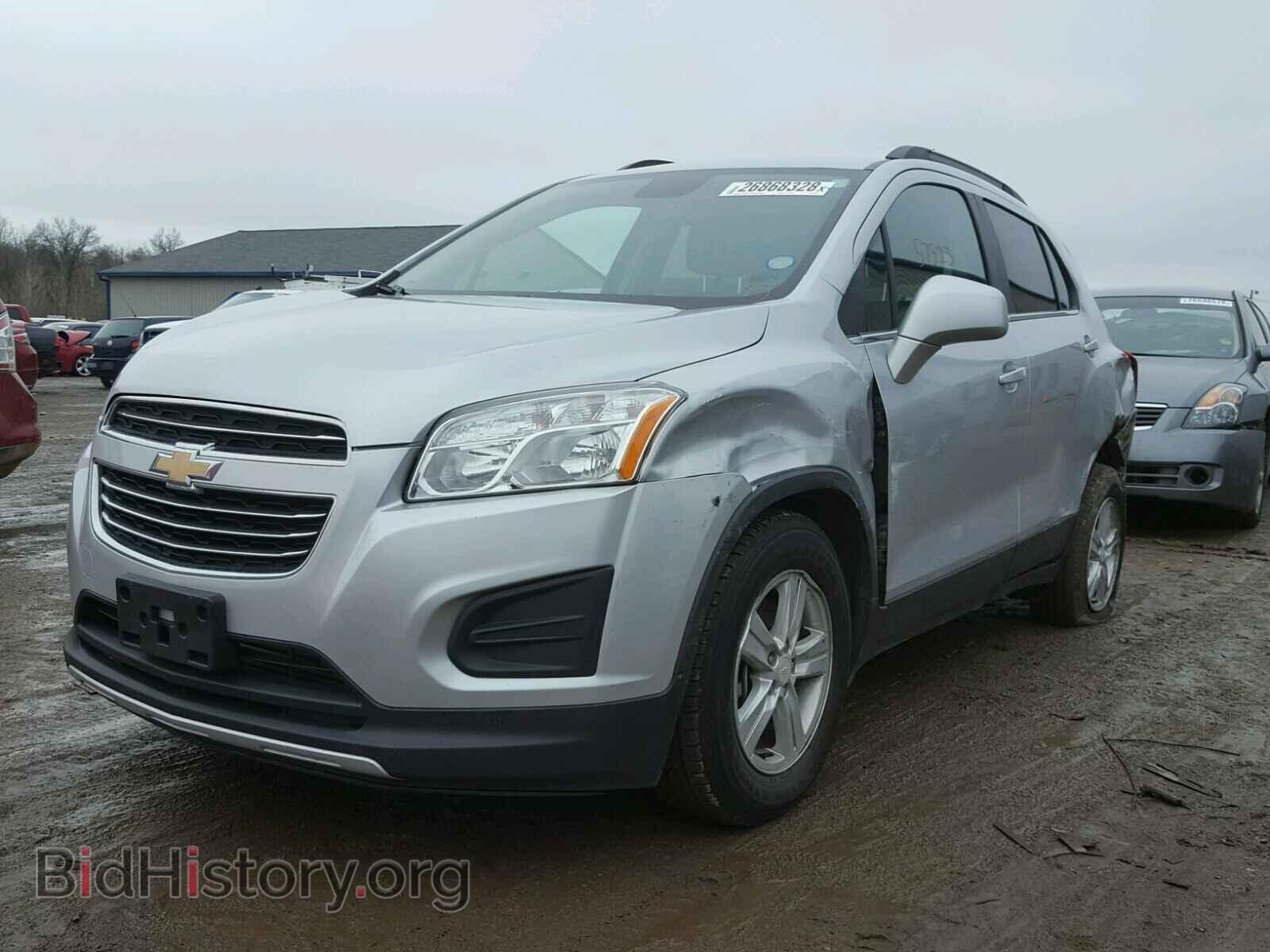 2016 CHEVROLET TRAX - VIN: 3GNCJLSB4GL186043 - Фото 2