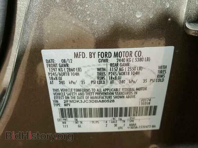 2013 FORD EDGE - VIN: 2FMDK3JC3DBA80528 - Photo 10