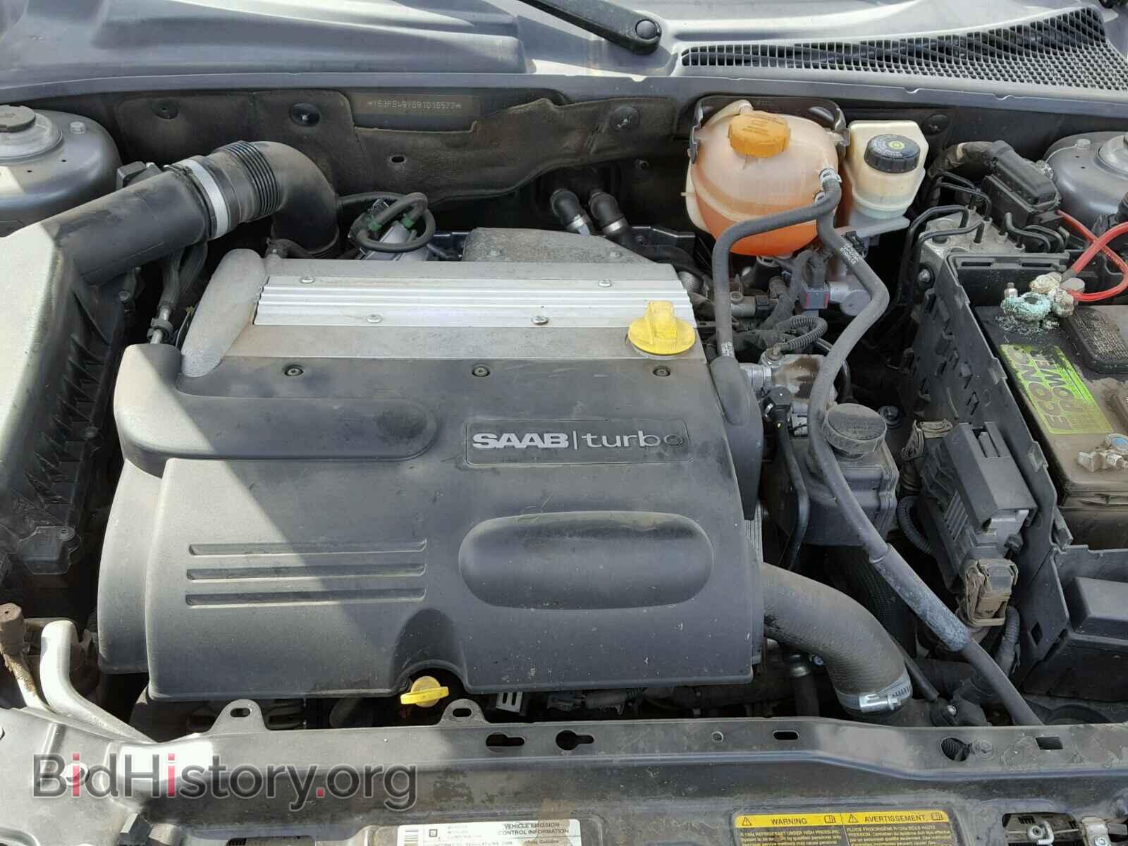 2009 SAAB 9 3 - VIN: YS3FB49Y691016577 - Фото 7