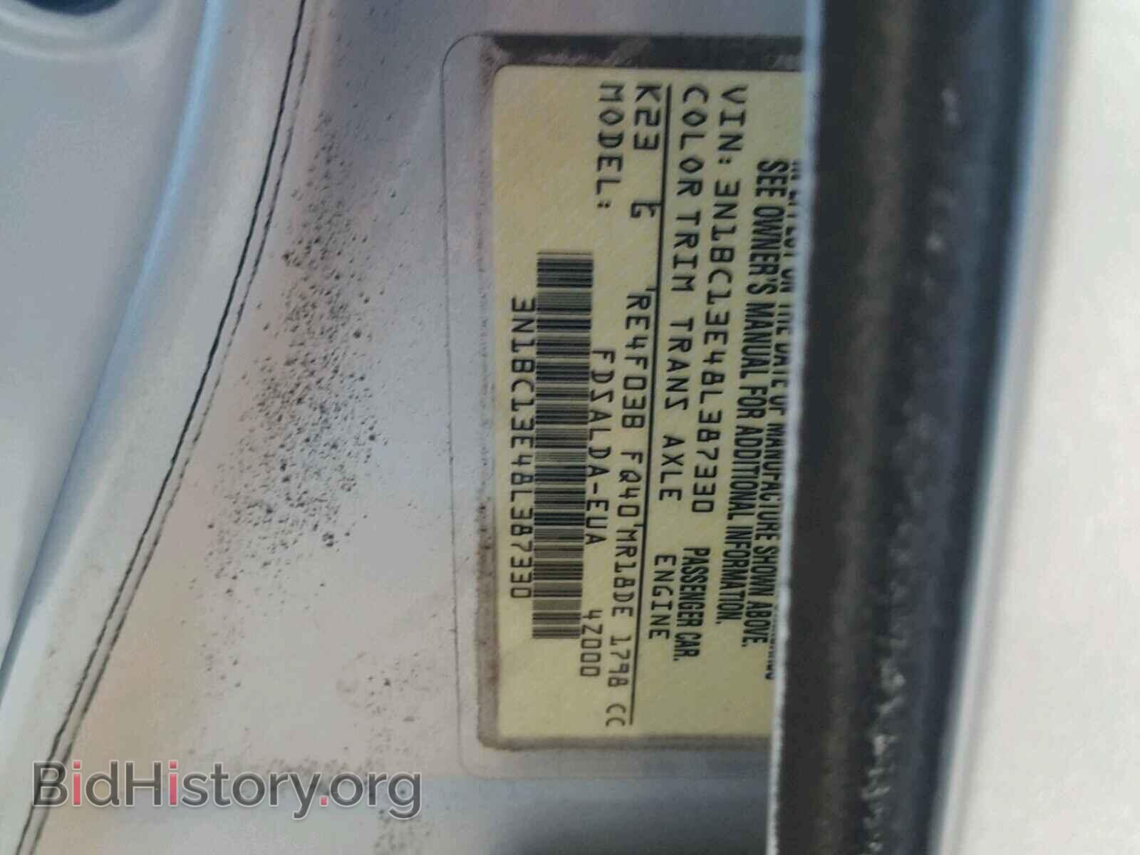 2008 NISSAN VERSA - VIN: 3N1BC13E48L387330 - Фото 10