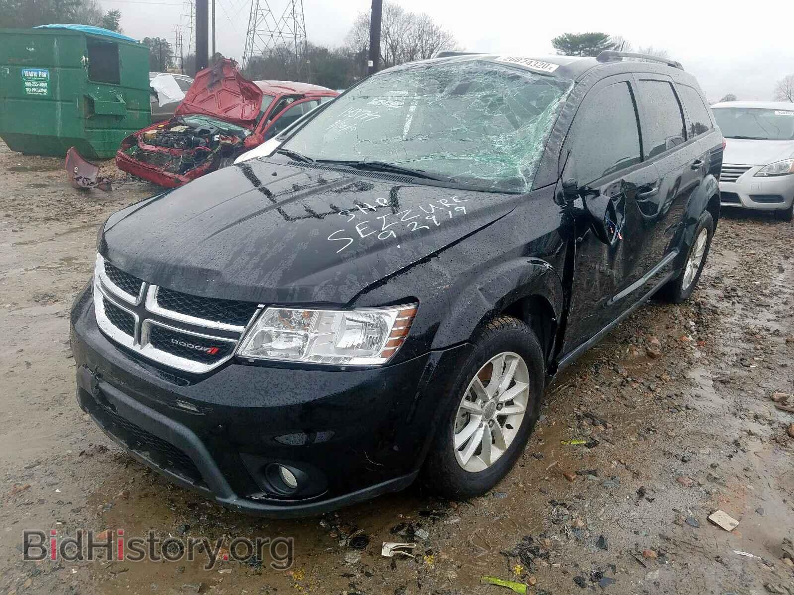 2016 DODGE JOURNEY - VIN: 3C4PDCBBXGT143747 - Фото 2