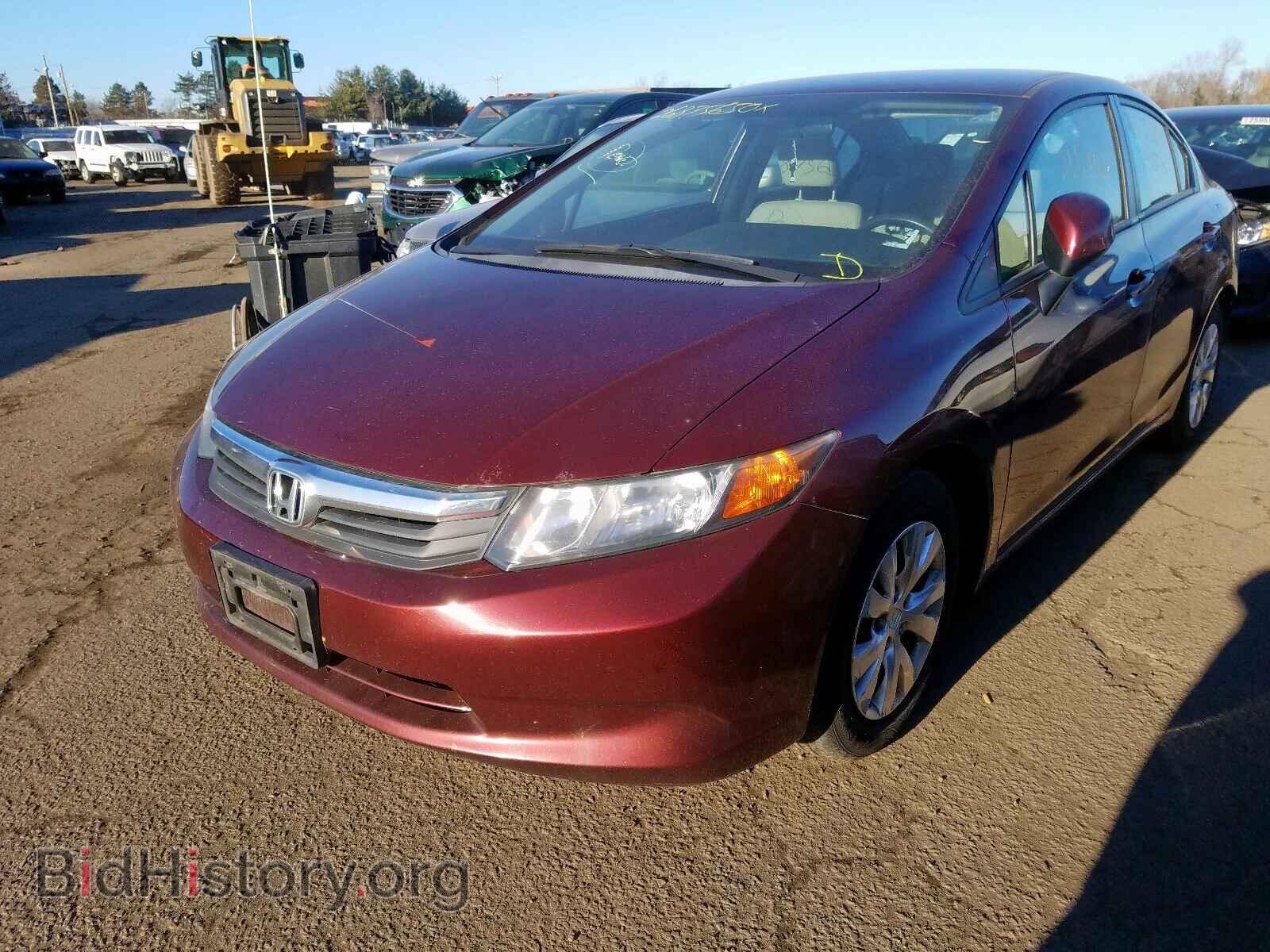2012 HONDA CIVIC LX - VIN: 19XFB2F52CE327689 - Фото 2
