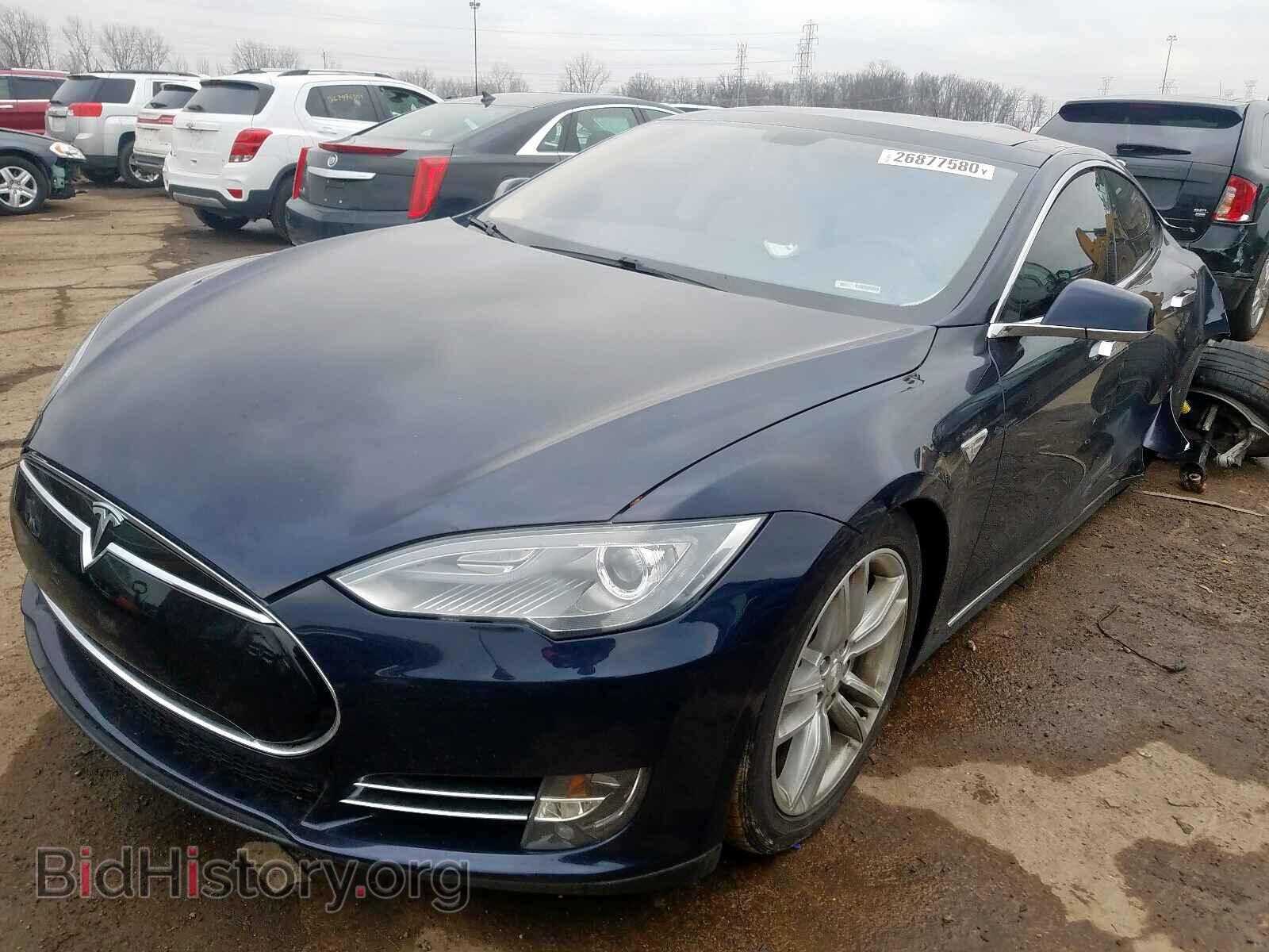 2014 TESLA MODEL S - VIN: 5YJSA1S10EFP45213 - Photo 2