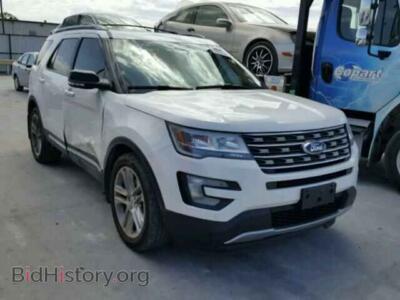 2016 Ford EXPLORER Explorer X, белый — VIN 1FM5K7D86GGB94362, Copart