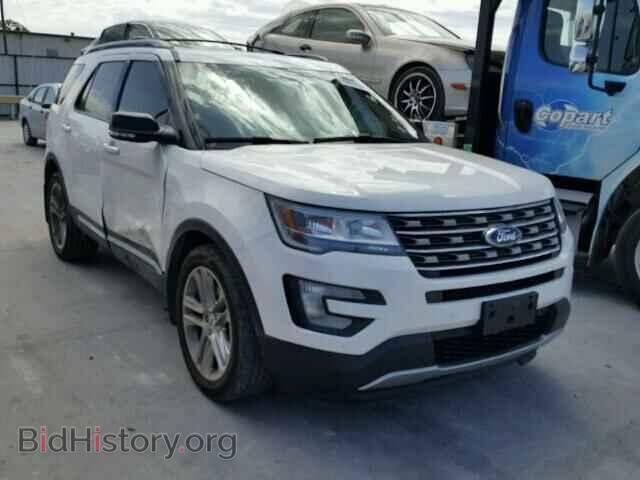 2016 Ford EXPLORER Explorer X (VIN 1FM5K7D86GGB94362) — photo 1 of 10, Copart, damage: side