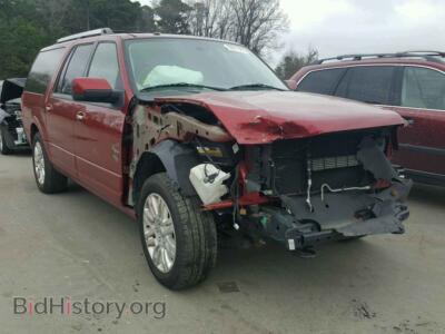 2014 Ford EXPEDITION, red — VIN 1FMJK2A59EEF45642, Copart