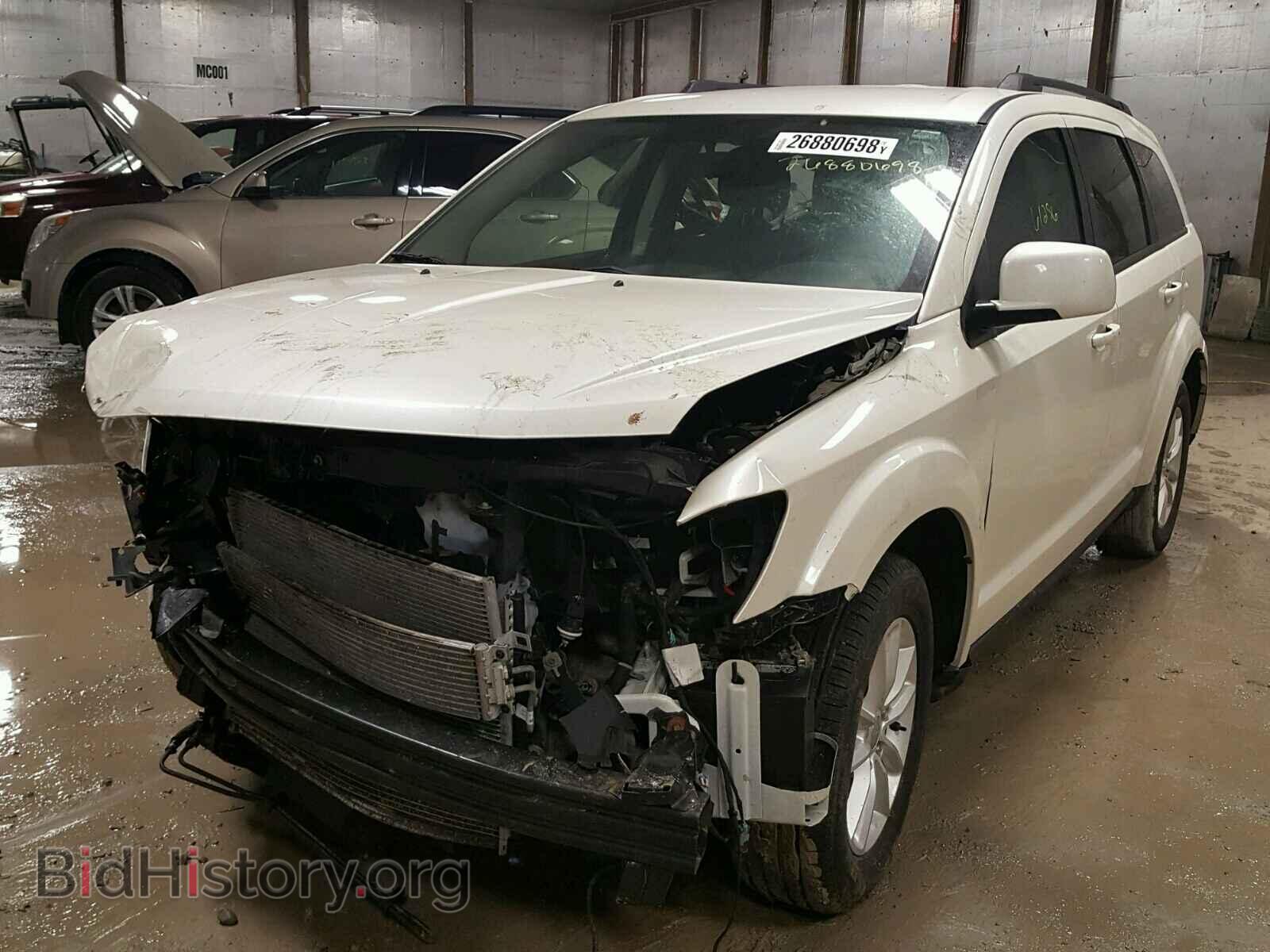 2013 DODGE JOURNEY - VIN: 3C4PDCBB5DT503700 - Фото 2