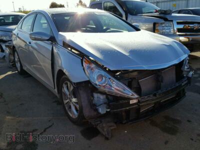 2012 Hyundai SONATA Sonata SE, серебристый — VIN 5NPEC4AC8CH337584, Copart