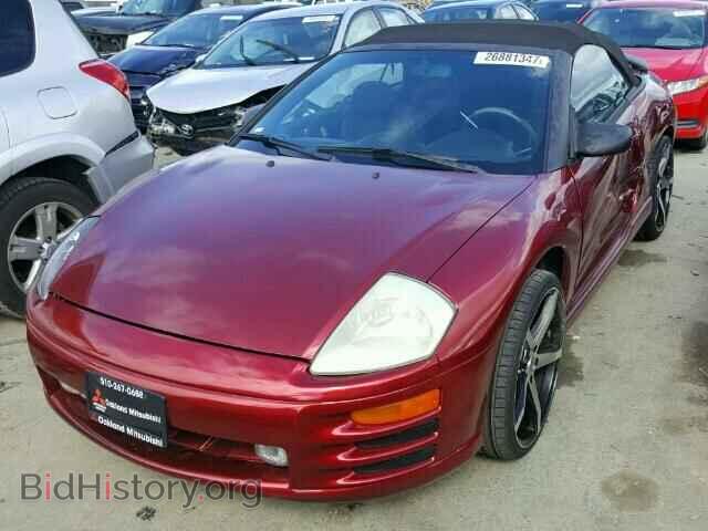 2002 MITSUBISHI ECLIPSE - VIN: 4A3AE85H42E107610 - Фото 2