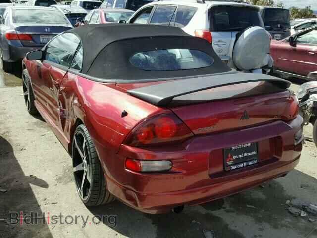 2002 MITSUBISHI ECLIPSE - VIN: 4A3AE85H42E107610 - Фото 3