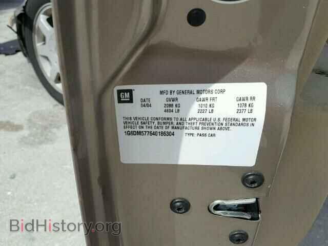 2004 CADILLAC CTS - VIN: 1G6DM577640186304 - Фото 10