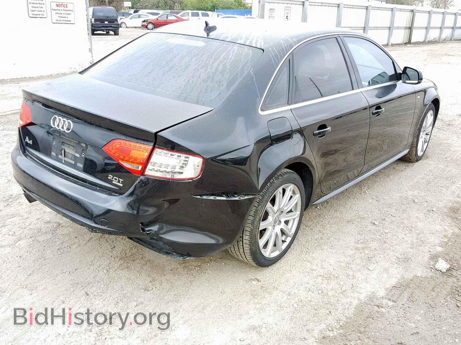 2012 AUDI A4 - VIN: WAUFFAFL0CN017367 - Photo 4