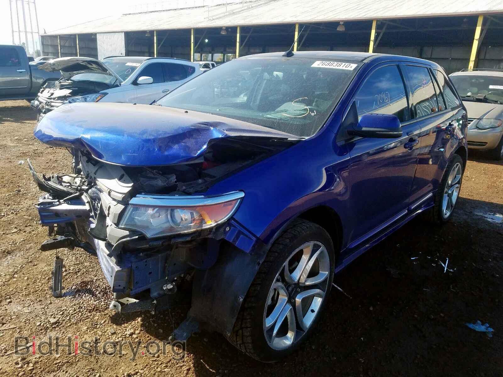 2013 FORD EDGE - VIN: 2FMDK3AKXDBA74698 - Фото 2