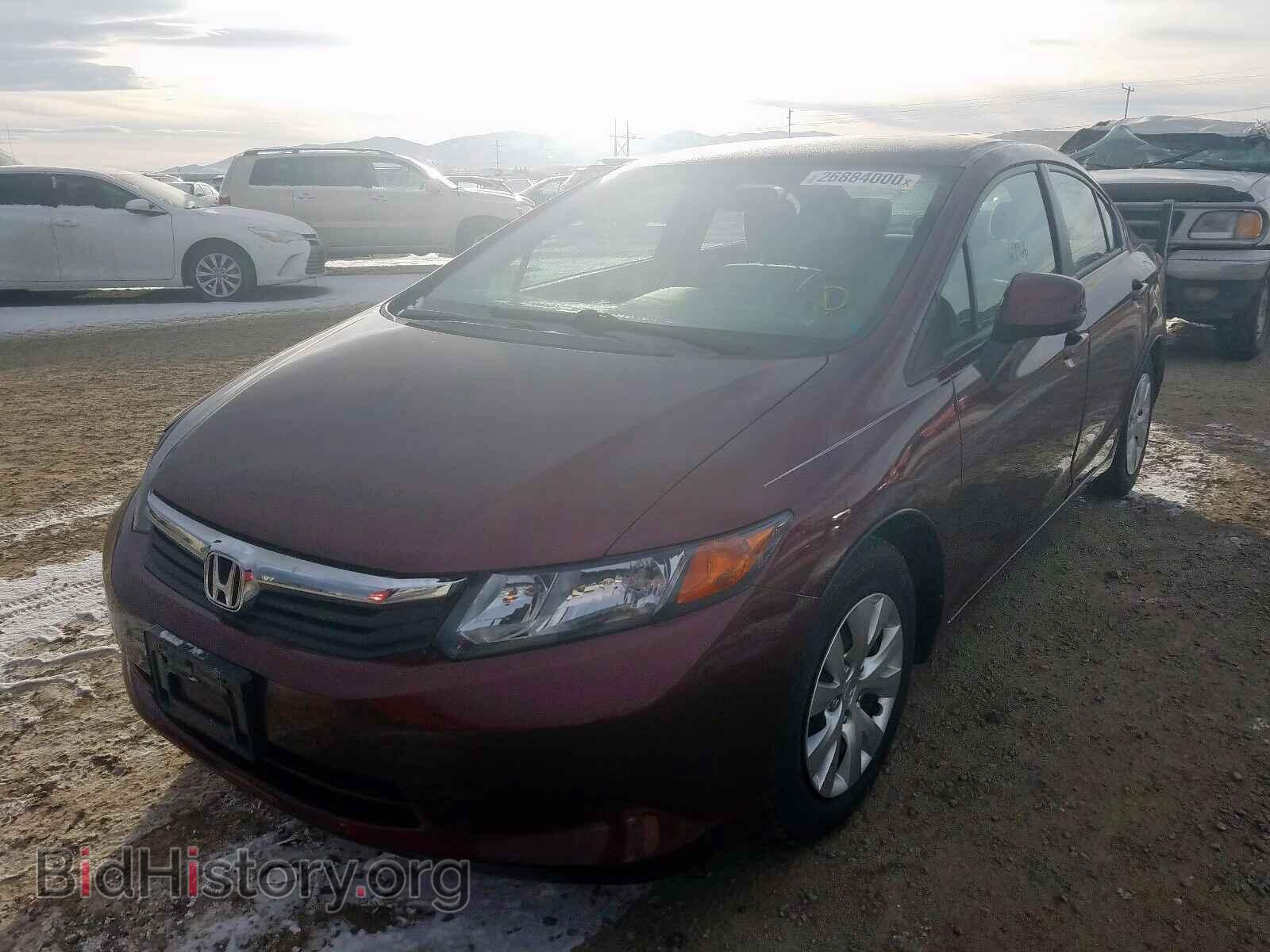 2012 HONDA CIVIC - VIN: 19XFB2F55CE385411 - Фото 2