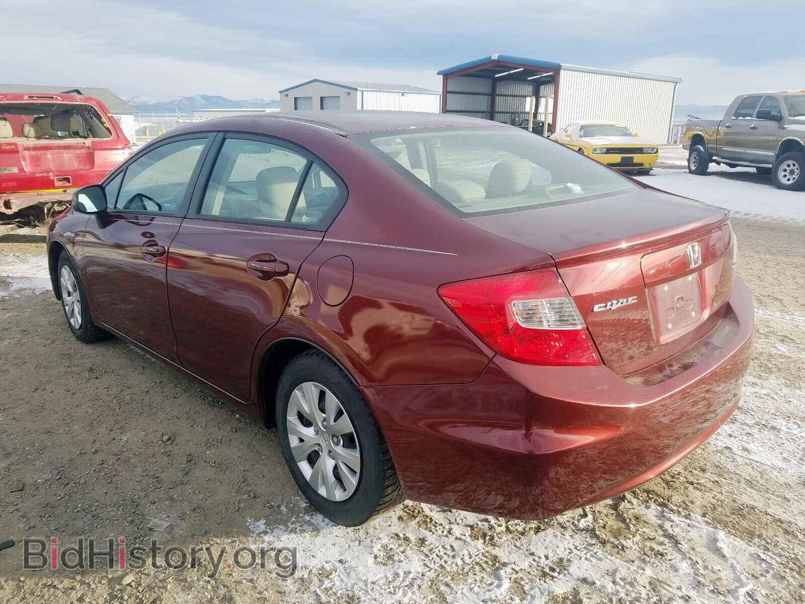 2012 HONDA CIVIC - VIN: 19XFB2F55CE385411 - Фото 3