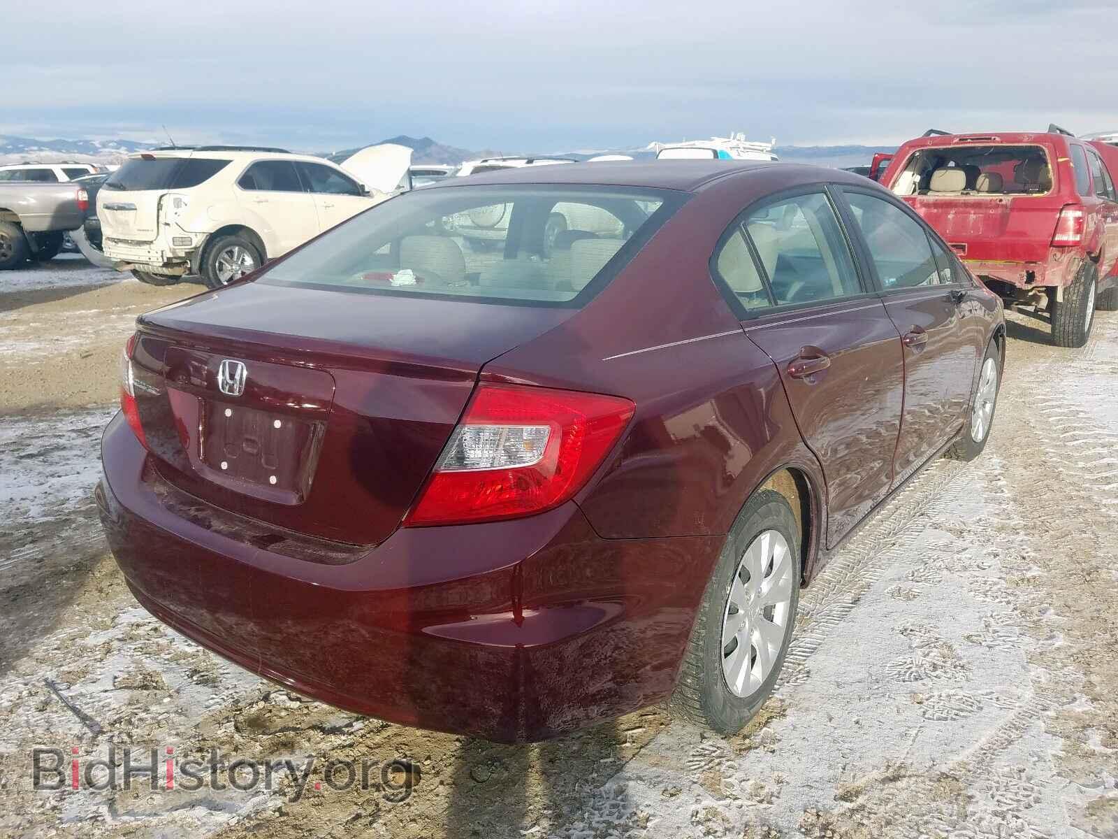 2012 HONDA CIVIC - VIN: 19XFB2F55CE385411 - Фото 4