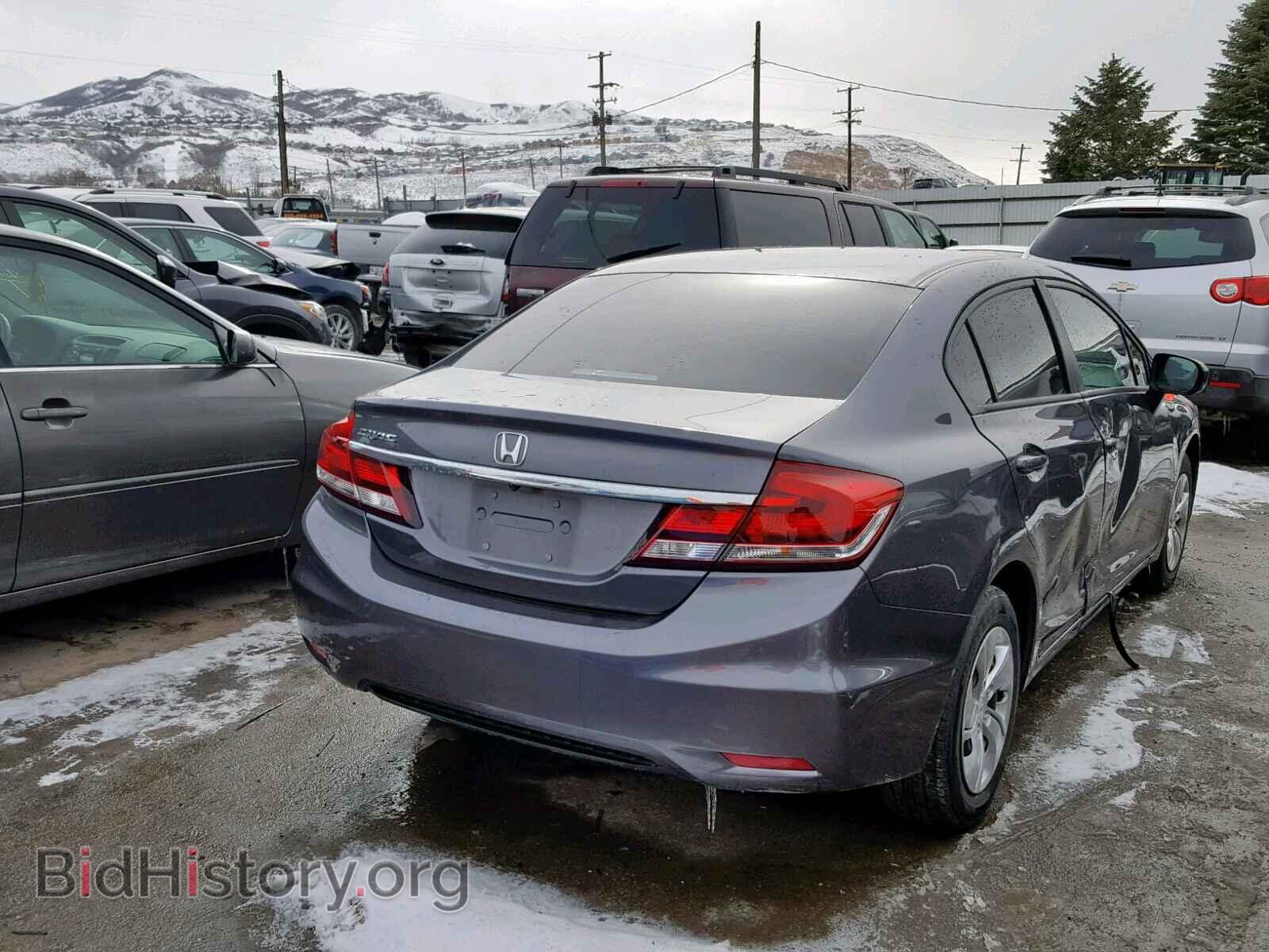 2014 HONDA CIVIC LX - VIN: 19XFB2F52EE014855 - Фото 4